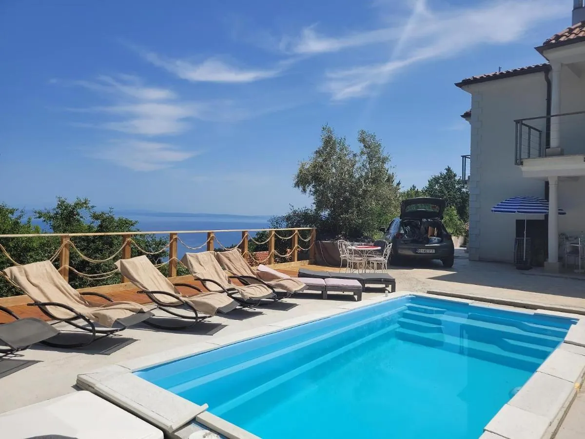 Ferienwohnung Mit Pool Kroatien Mit Meerblick Und Pool Lovran Kroatien