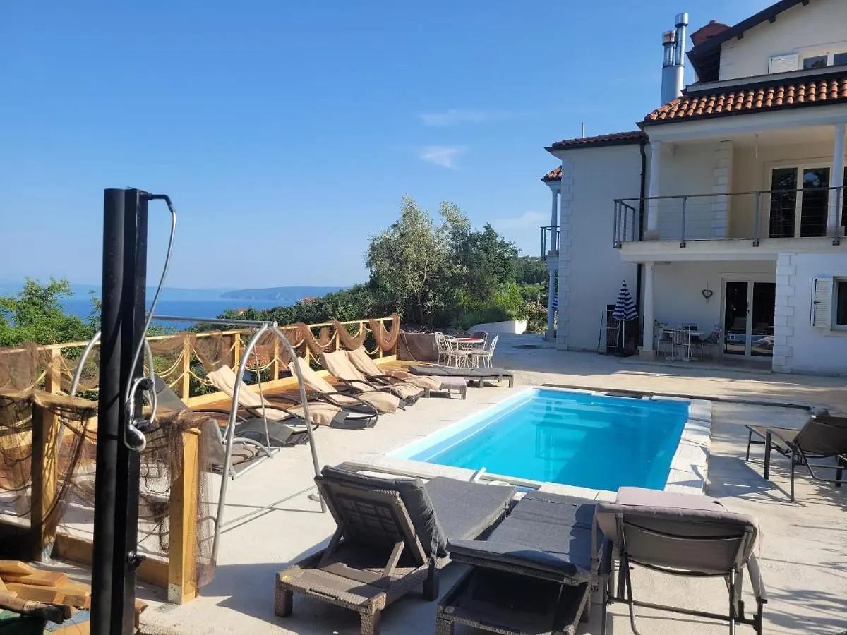 Appartement Ferienwohnung Mit Pool Kroatien Mit Meerblick Und Pool Lovran Kroatië