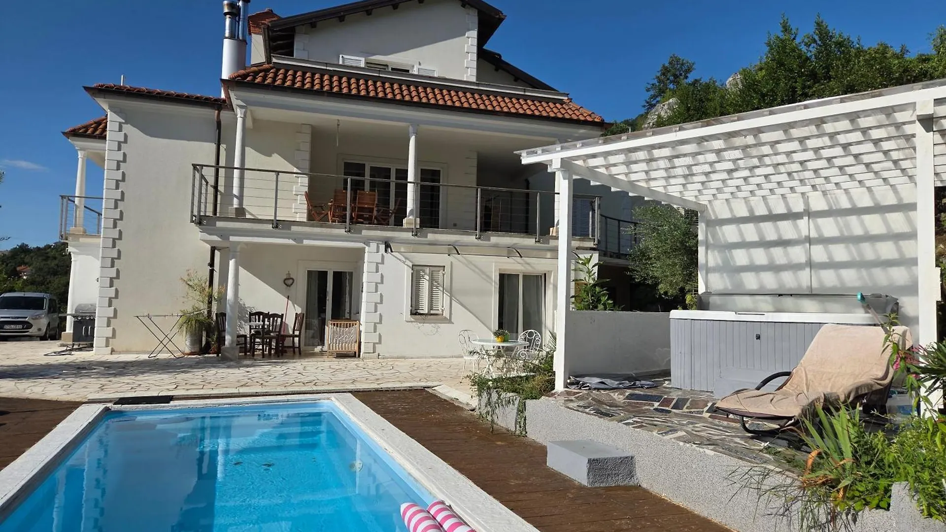 Ferienwohnung Mit Pool Kroatien Mit Meerblick Und Pool Lovran 0*,