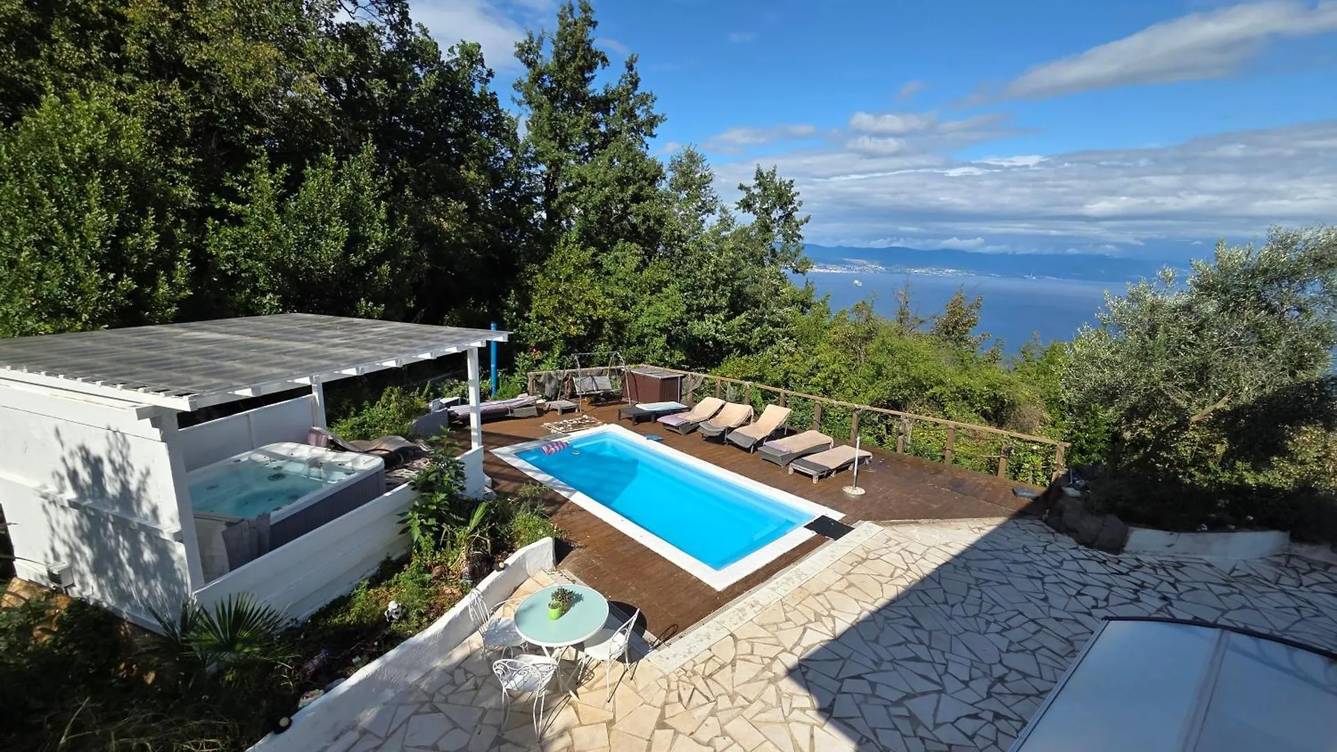 Lägenhet Ferienwohnung Mit Pool Kroatien Mit Meerblick Und Pool Lovran