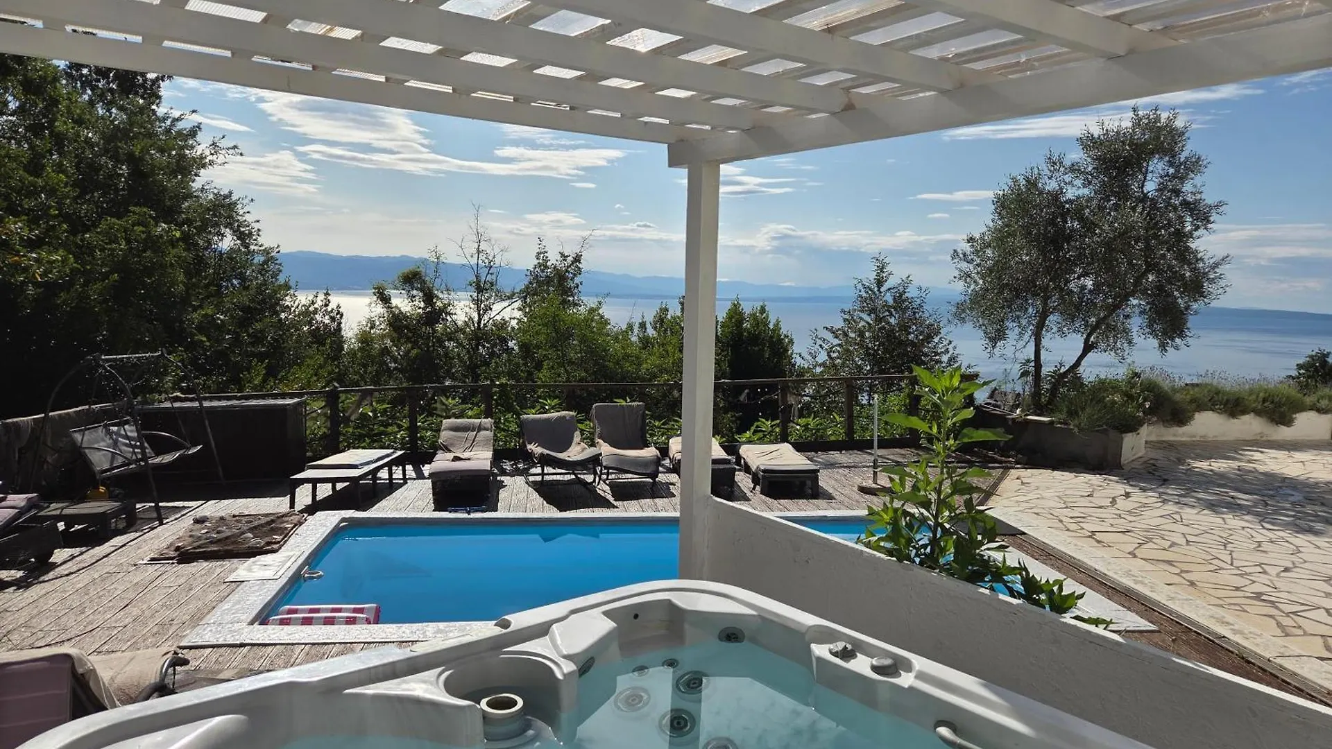 Ferienwohnung Mit Pool Kroatien Mit Meerblick Und Pool Lovran